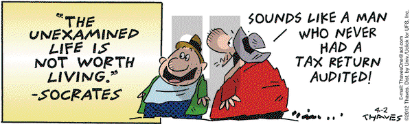 Frank and Ernest - Monday April 2, 2012 Comic Strip