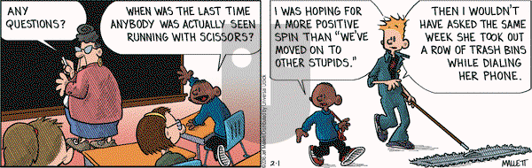 Frazz on Monday February 1, 2016 Comic Strip