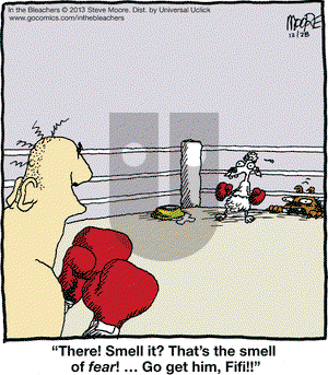 In the Bleachers on Saturday December 28, 2013 Comic Strip