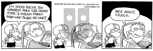 Soup to Nutz - Old on Saturday February 4, 2006 Comic Strip