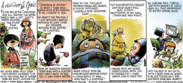 Non Sequitur on Sunday December 26, 1999 Comic Strip