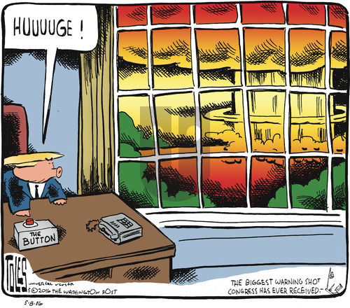 Tom Toles on Sunday May 8, 2016 Comic Strip