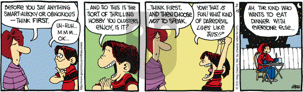 The Buckets on Wednesday February 15, 2012 Comic Strip