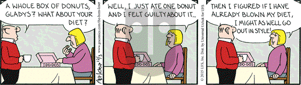 The Born Loser on Thursday December 3, 2015 Comic Strip
