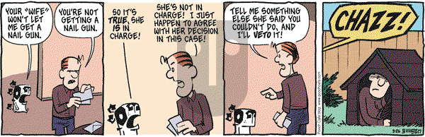 Pooch Cafe on Friday March 26, 2010 Comic Strip