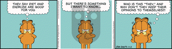 Garfield on Saturday November 2, 2019 Comic Strip
