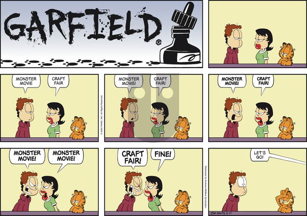 Garfield on Sunday May 17, 2020 Comic Strip
