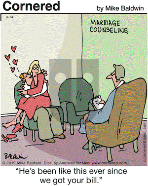 Cornered on Saturday September 14, 2019 Comic Strip