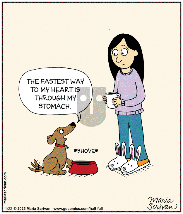 Half Full on Wednesday January 22, 2025 Comic Strip