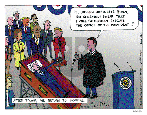 Ted Rall on Friday July 10, 2020 Comic Strip