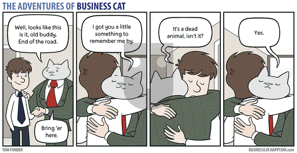 The Adventures of Business Cat on Monday November 6, 2017 Comic Strip