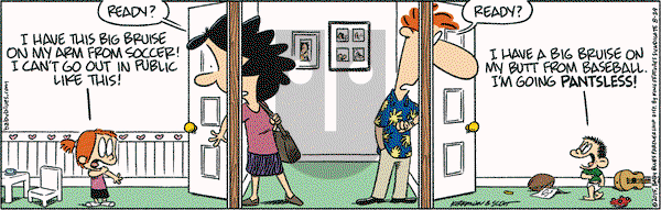 Baby Blues on Saturday August 29, 2015 Comic Strip