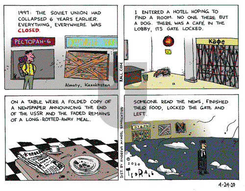 Ted Rall on Friday April 24, 2020 Comic Strip