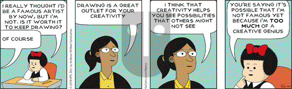 Nancy on Saturday April 6, 2019 Comic Strip