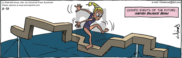 Cleats on Tuesday August 26, 2008 Comic Strip