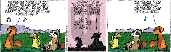 Over the Hedge on Wednesday June 11, 2008 Comic Strip