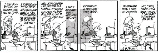 Doonesbury on Tuesday June 12, 1979 Comic Strip