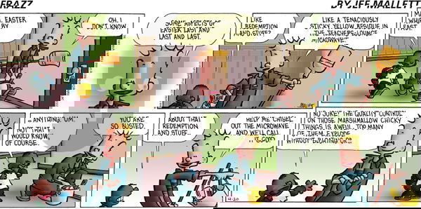 Frazz on Sunday April 20, 2003 Comic Strip
