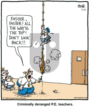 In the Bleachers on Tuesday November 2, 1999 Comic Strip