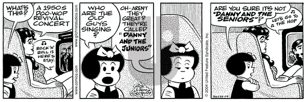 Nancy on Saturday July 24, 2004 Comic Strip