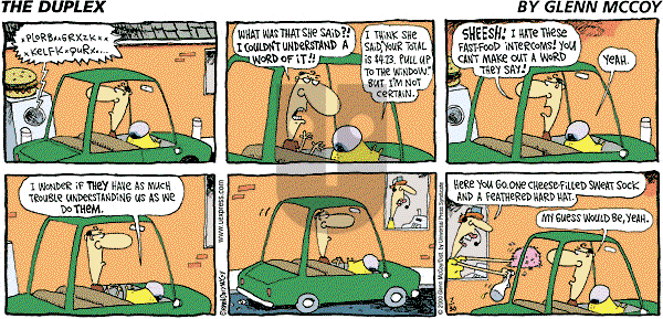 The Duplex on Sunday July 30, 2000 Comic Strip