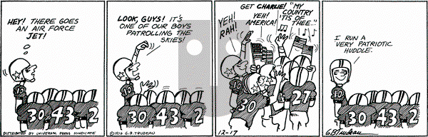 Doonesbury on Thursday December 17, 1970 Comic Strip