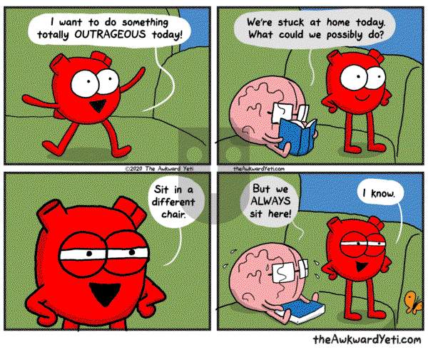 The Awkward Yeti on Monday May 4, 2020 Comic Strip
