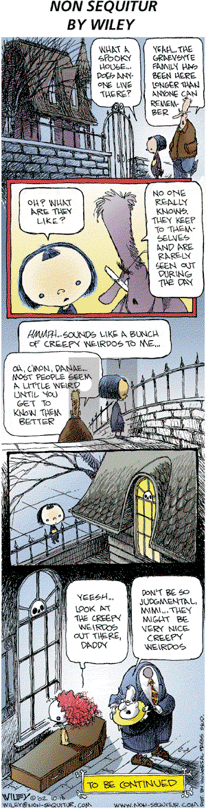 Non Sequitur on Sunday October 13, 2002 Comic Strip