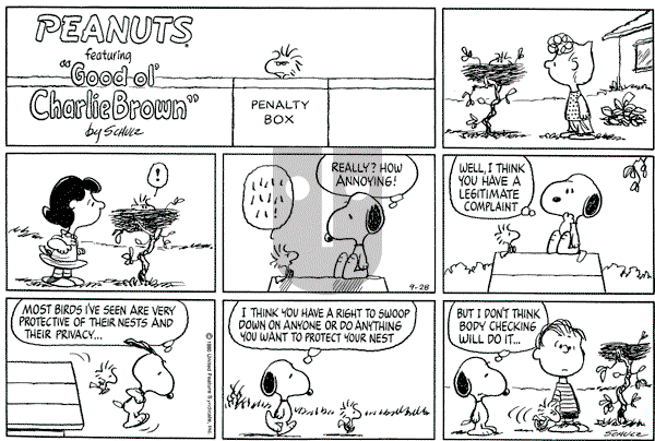 Peanuts - Sunday September 28, 1980 Comic Strip