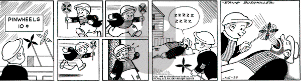 Nancy - Saturday August 28, 1948 Comic Strip