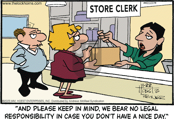 The Lockhorns - Wednesday January 22, 2025 Comic Strip