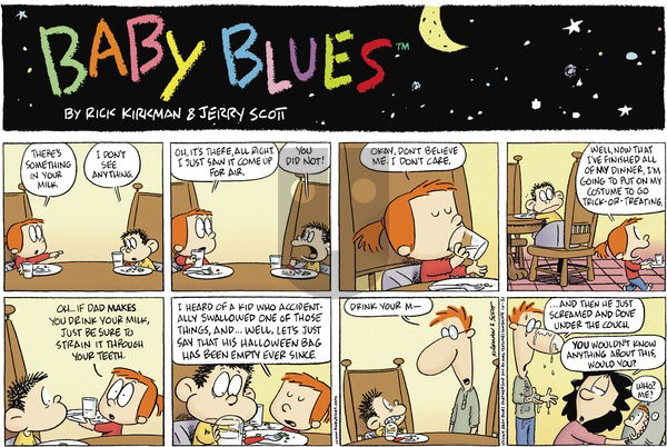 Baby Blues on Sunday October 31, 2004 Comic Strip