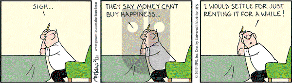 The Born Loser on Saturday February 21, 2015 Comic Strip