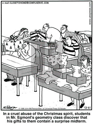 Close to Home on Monday December 21, 1998 Comic Strip