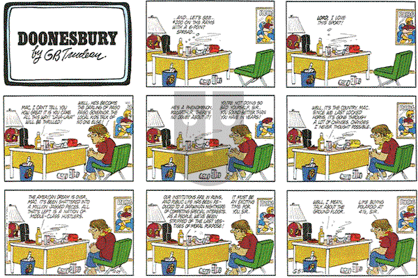 Doonesbury on Sunday October 29, 1978 Comic Strip