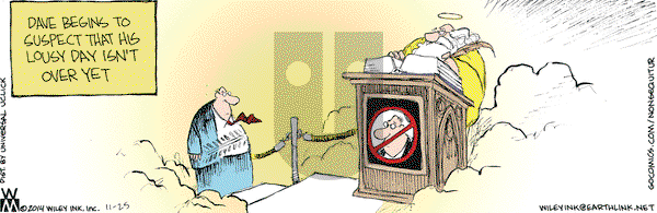 Non Sequitur on Tuesday November 25, 2014 Comic Strip