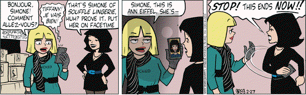 Luann on Tuesday February 27, 2018 Comic Strip