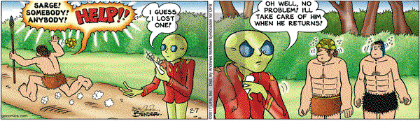 Alley Oop on Tuesday February 7, 2017 Comic Strip