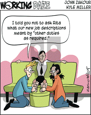 Working Daze on Friday February 13, 2004 Comic Strip