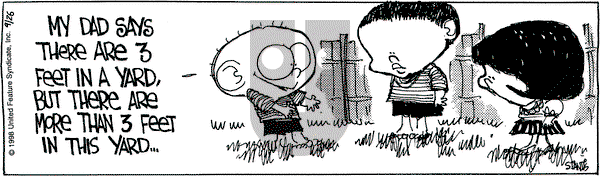 The Buckets on Tuesday September 29, 1998 Comic Strip