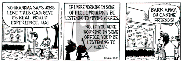 Grand Avenue on Thursday October 12, 2006 Comic Strip