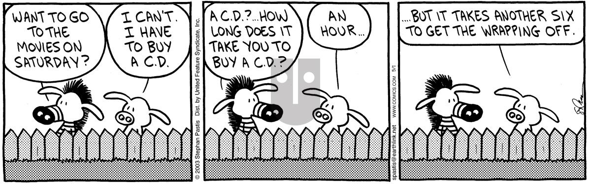 Pearls Before Swine - Thursday May 1, 2003 Comic Strip