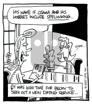 Reality Check on Thursday January 11, 2007 Comic Strip