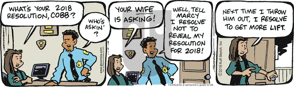 JumpStart on Thursday January 4, 2018 Comic Strip