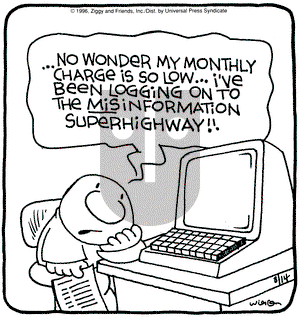 Ziggy on Wednesday August 14, 1996 Comic Strip