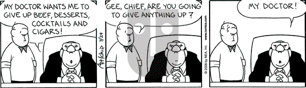 The Born Loser on Thursday July 24, 2008 Comic Strip