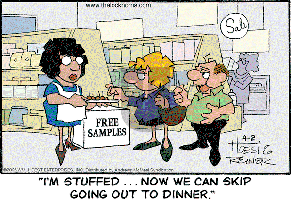 The Lockhorns on Wednesday April 2, 2025 Comic Strip
