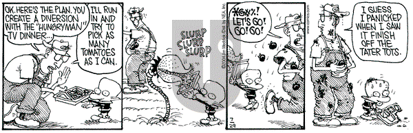 Monty on Thursday July 29, 2004 Comic Strip