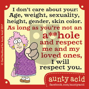 Aunty Acid on Saturday January 20, 2018 Comic Strip
