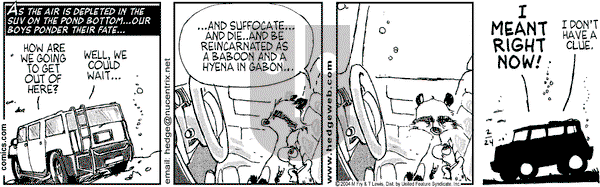 Over the Hedge on Tuesday February 24, 2004 Comic Strip